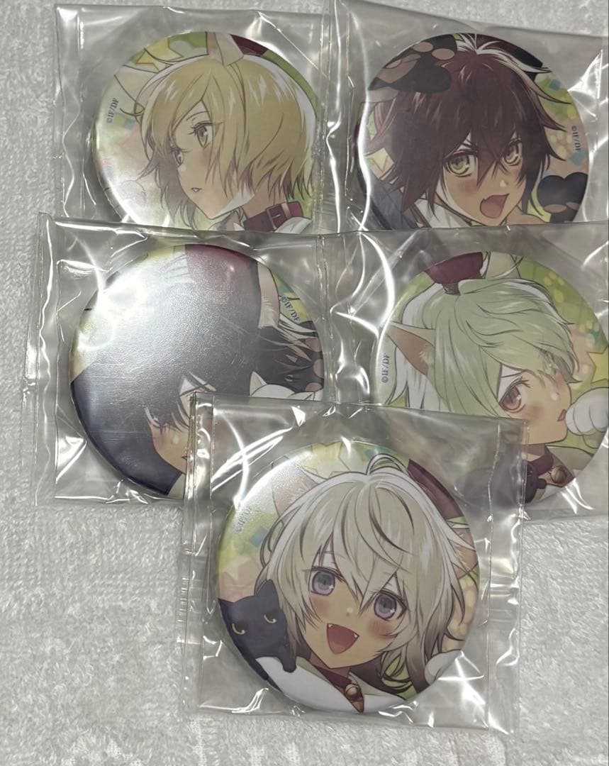 collar×malice 缶バッジ　セット　5点 collar×malice 笹塚尊 缶バッジ カラマリ - メルカリ