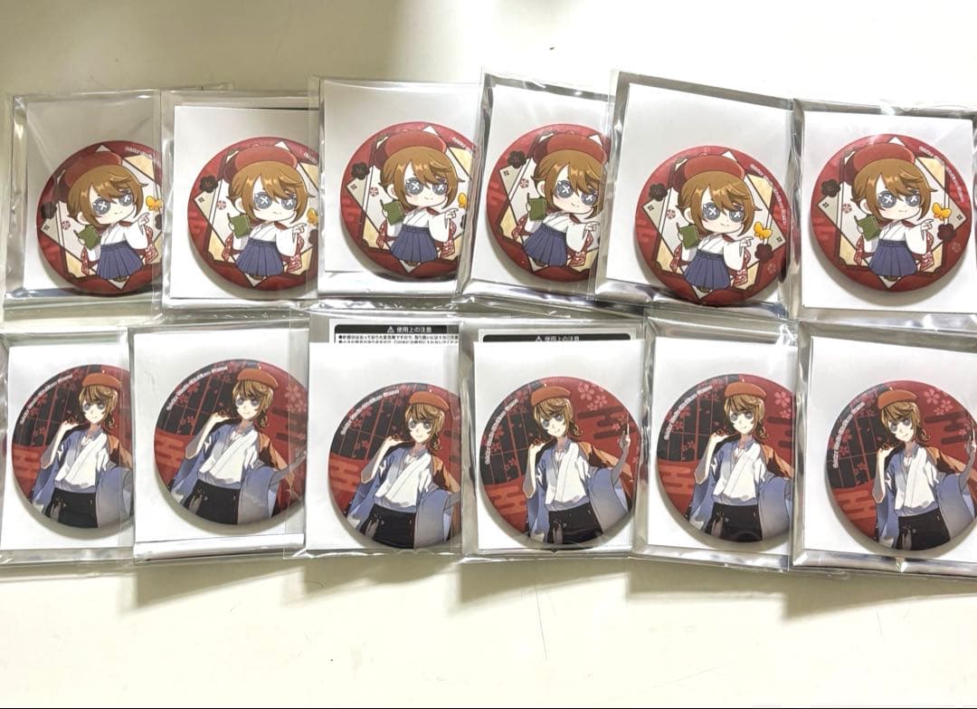 第五人格 IdentityV 京都 高島屋 トレーディング和紙缶バッジ 12個 傭兵