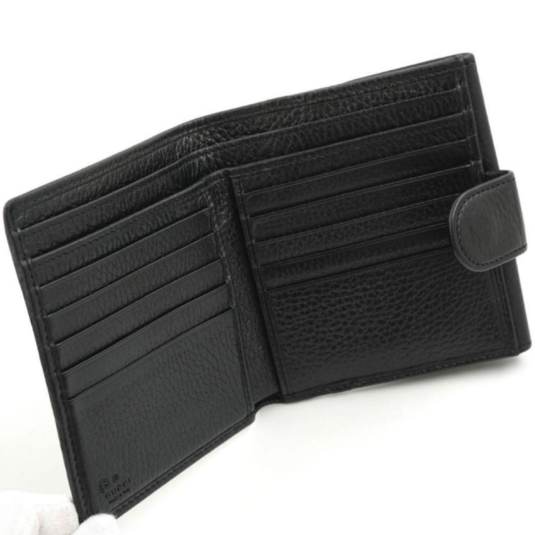 ✨未使用展示品・箱付✨　GUCCI ミニ財布　インターロッキング　二つ折り　GG