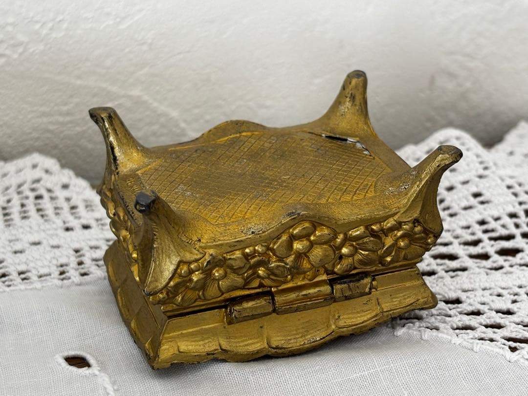 フランス 蚤の市 アクセサリーケース 脚付 ブロカント - メルカリ