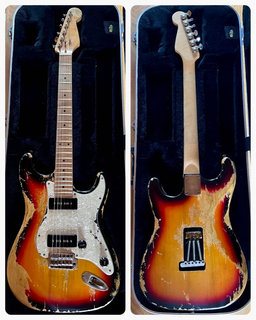 ハードレリックP-90ストラトキャスター タイプ アルダーボディ