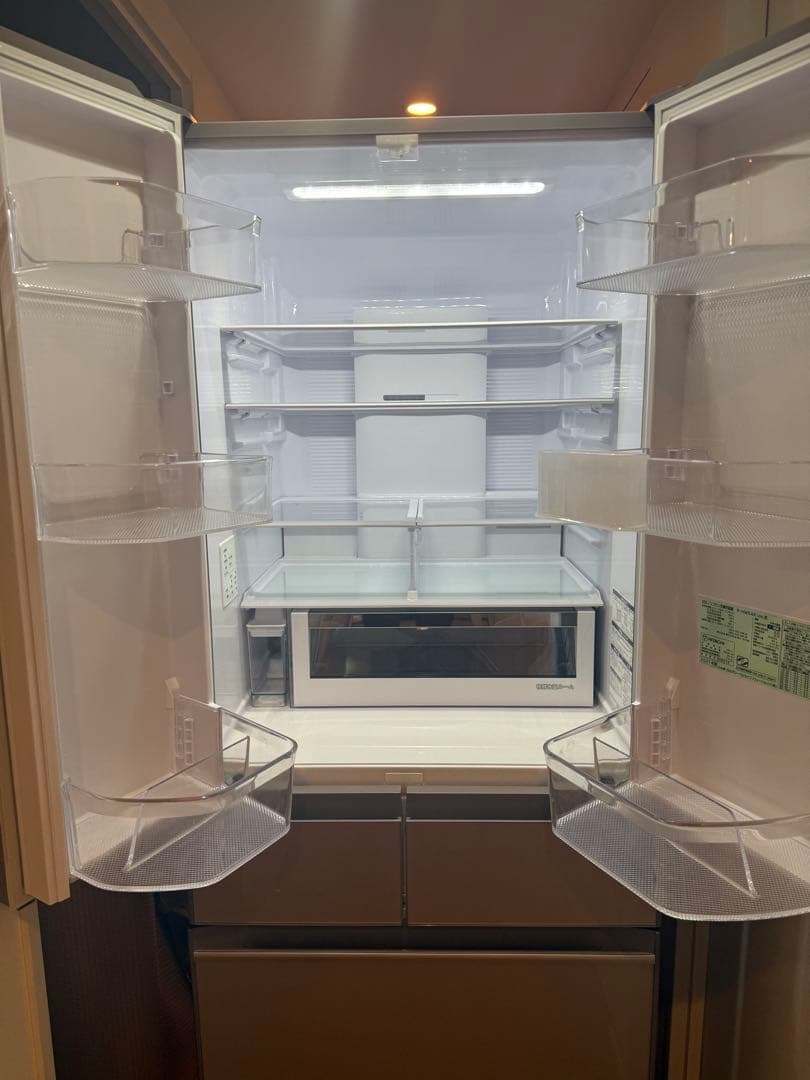 直取引専用 HITACHI R-HW54R 冷蔵庫 2021年製 クリスタルドア