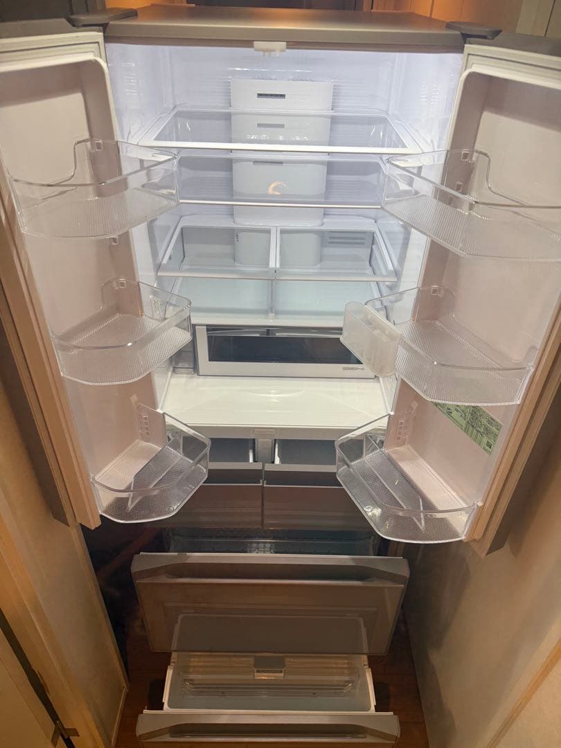 直取引専用 HITACHI R-HW54R 冷蔵庫 2021年製 クリスタルドア