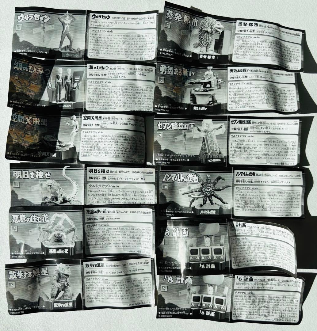 ウルトラ怪獣名鑑ウルトラセブン編2 シークレット2種含む全12種セット