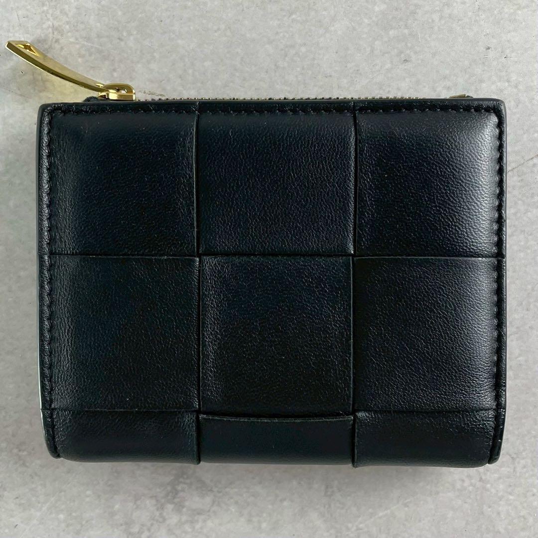 IC内蔵・極美品 ボッテガヴェネタ カセット イントレチャート 二つ折り