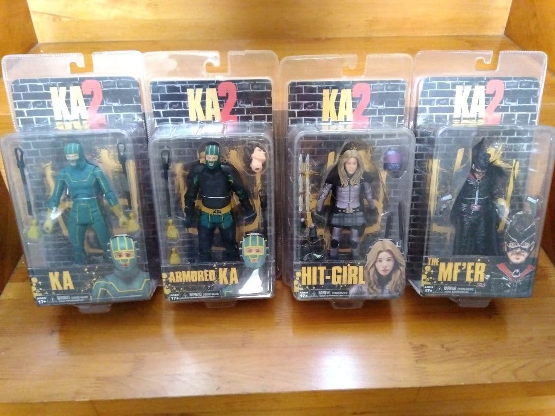 ○キックアス2 フィギュア ネカ NECA 4体セット アメコミ クロエ