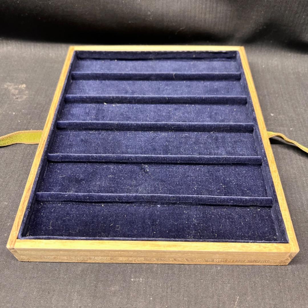 ▽Ec左1042 箱のみ 雅鋒 淡月作 御将棋駒 空箱