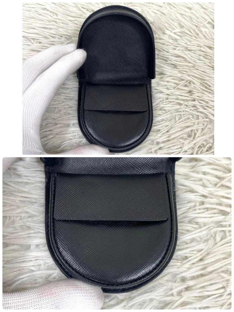 専用‼️PRADA プラダ　サフィアーノ レザー　馬蹄型　小銭入れ　ケース