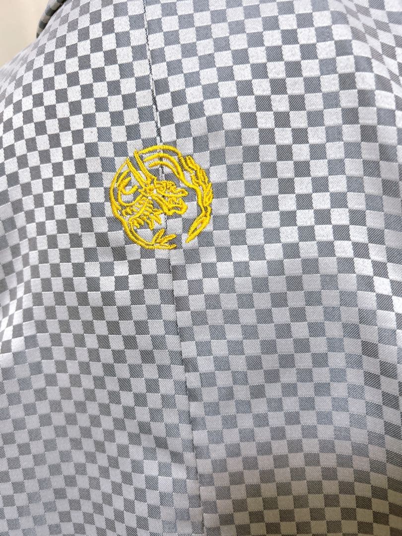 市松模様♡七五三　5歳　男の子　セット　一式　シンプル　黒　グレー