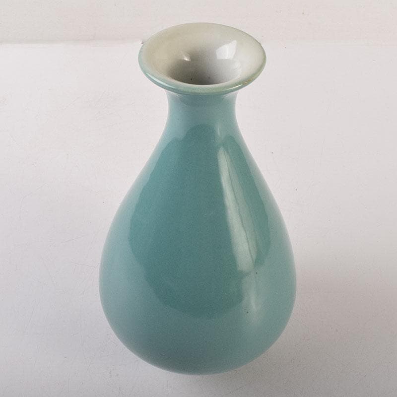 中国　大明正徳年製　青磁　玉壺春瓶　N　6999