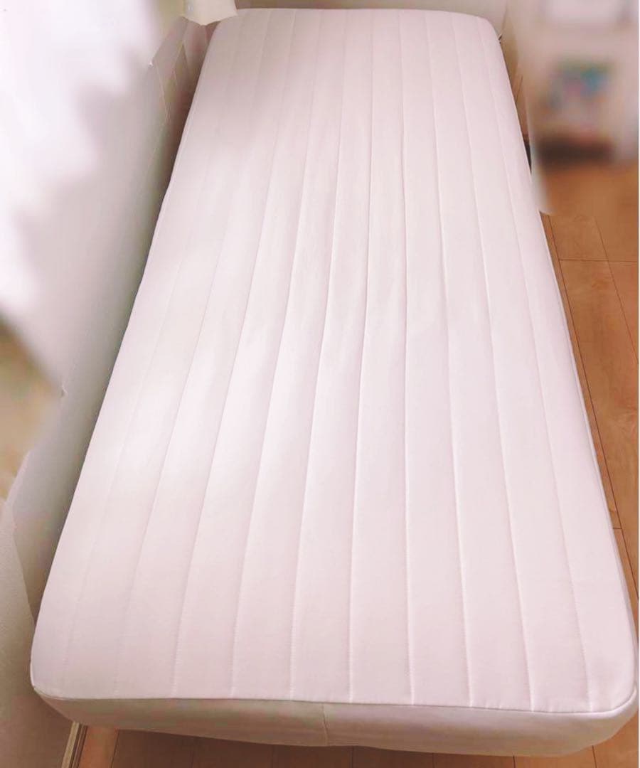 【大阪市】無印良品 高密度コイル 高さ20cm 脚付マットレス　スモール ベッド