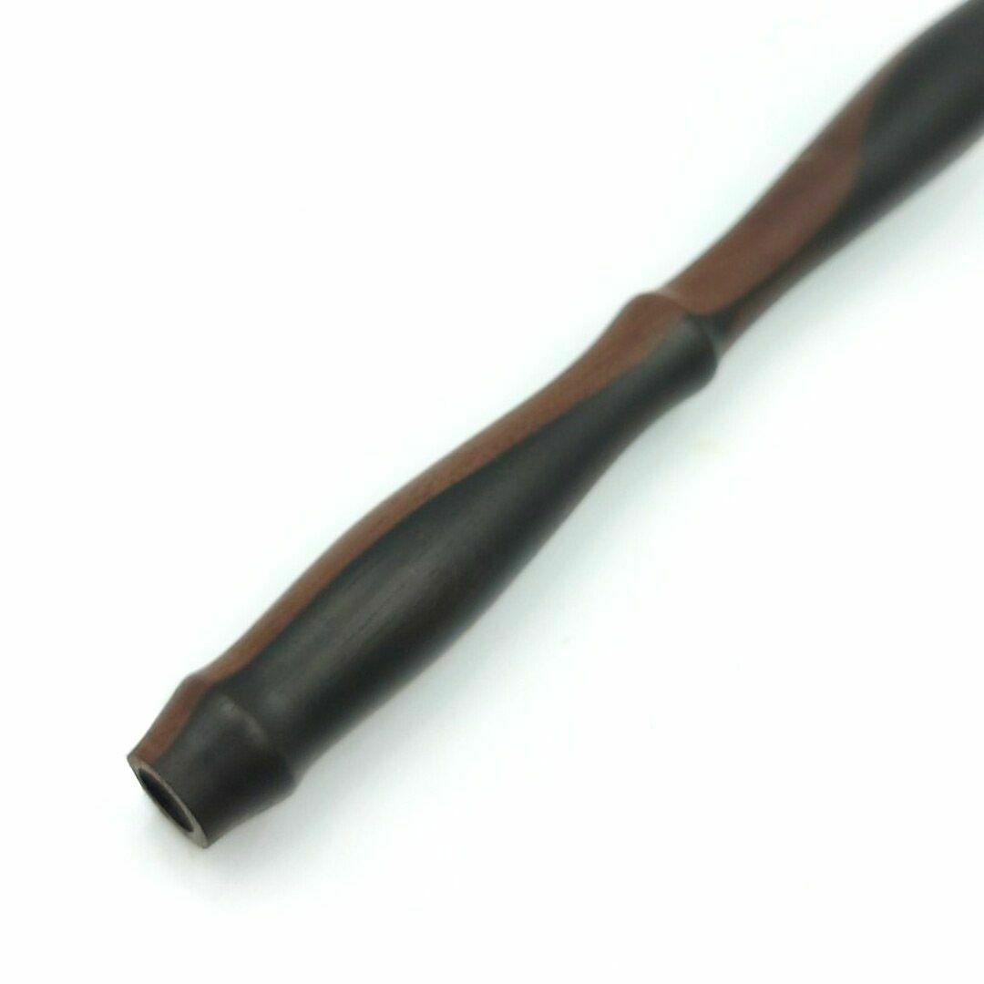 黒檀 ガラスペン木軸 No.8 ローズクォーツ ボルトレッティ互換軸