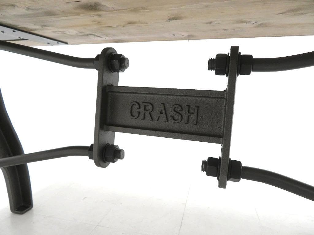 展示品　クラッシュゲート　クランキー　ダイニングテーブル　作業台　無垢材