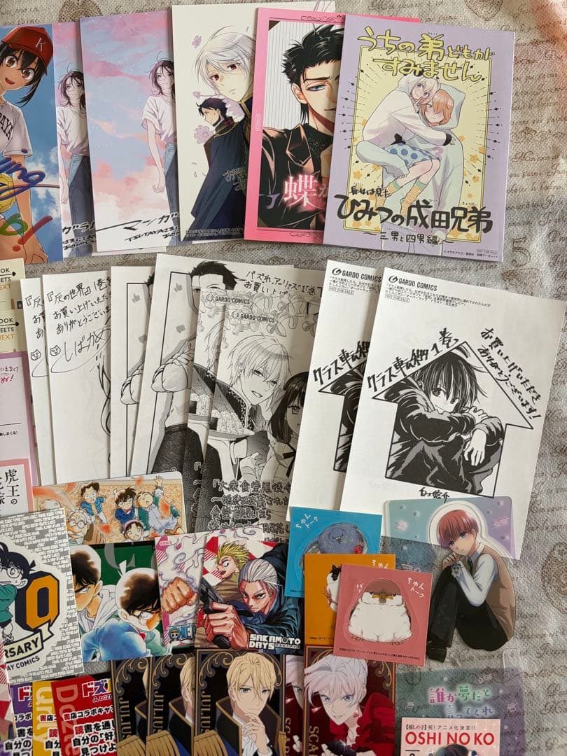 特典 イラストカード イラストペーパー ステッカー まとめ売り 60点