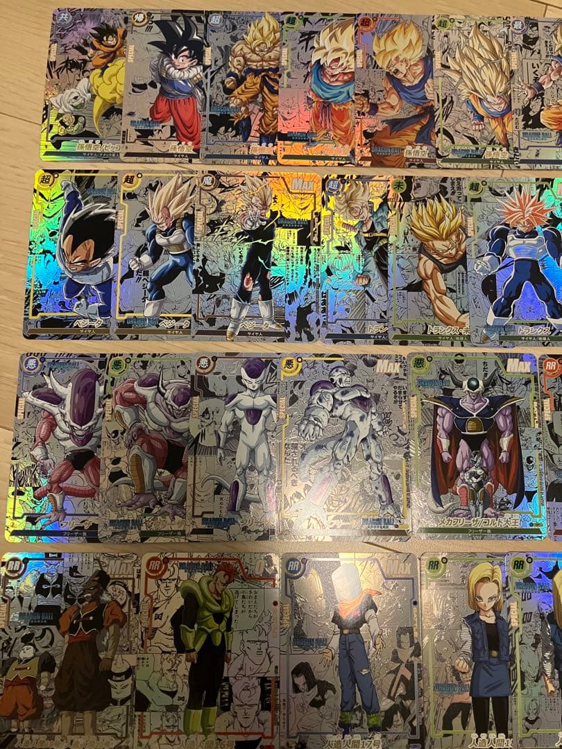 ドラゴンボールカード　コミパラ風　海外製キラカード34枚