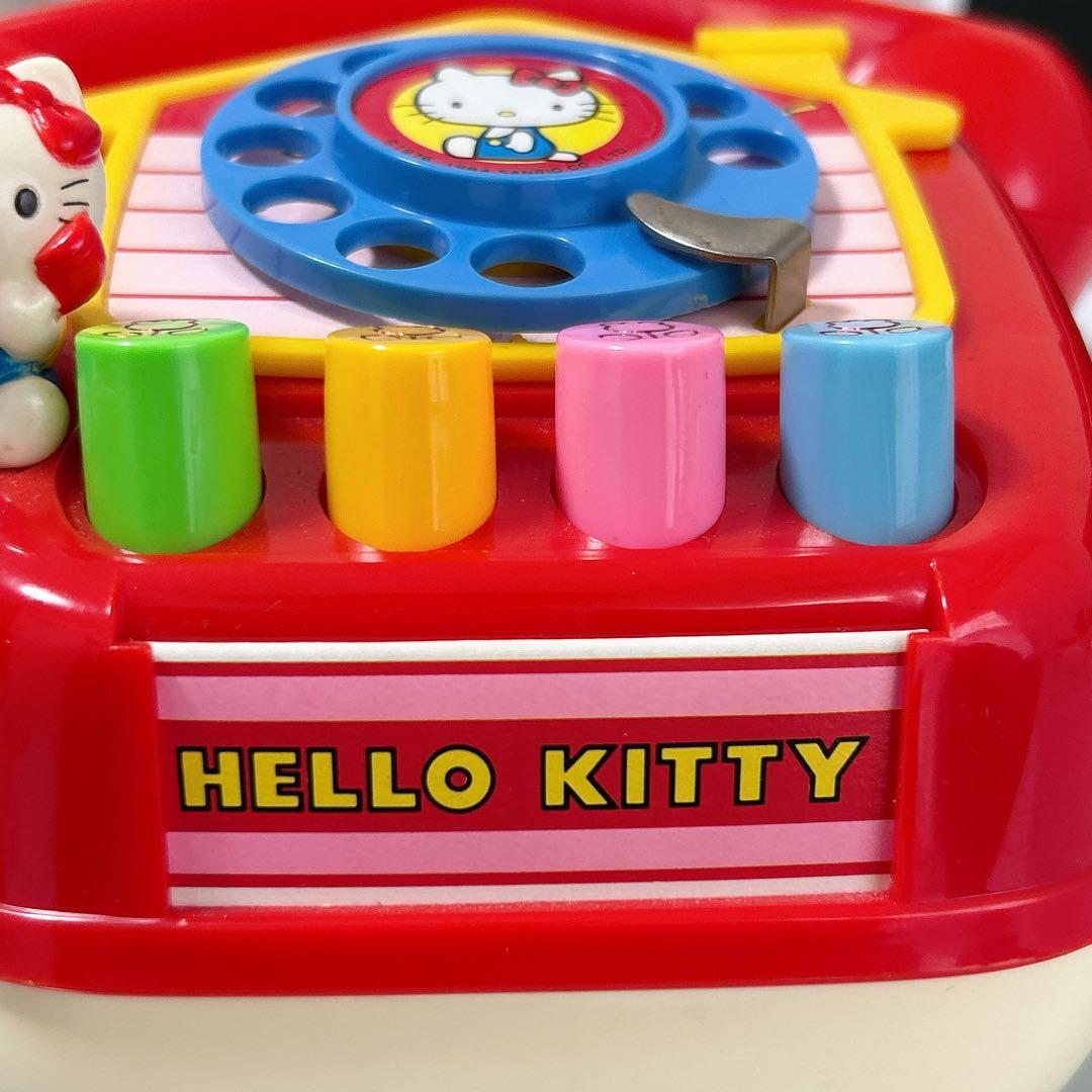 美品✨【昭和レトロ】サンリオ ハローキティ おもちゃ電話 ビンテージ