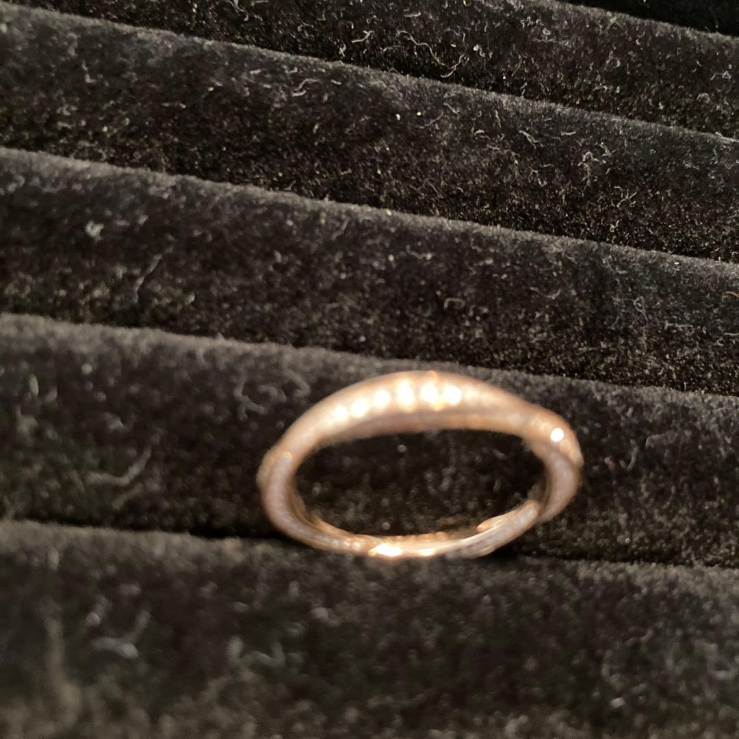 GRAFF スパイラルフルエタニティリング １８Ｋ　ピンクゴールド　＃13