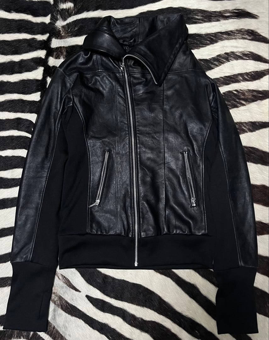 00s 変形 leather jacket ekam レザー vkei ekam