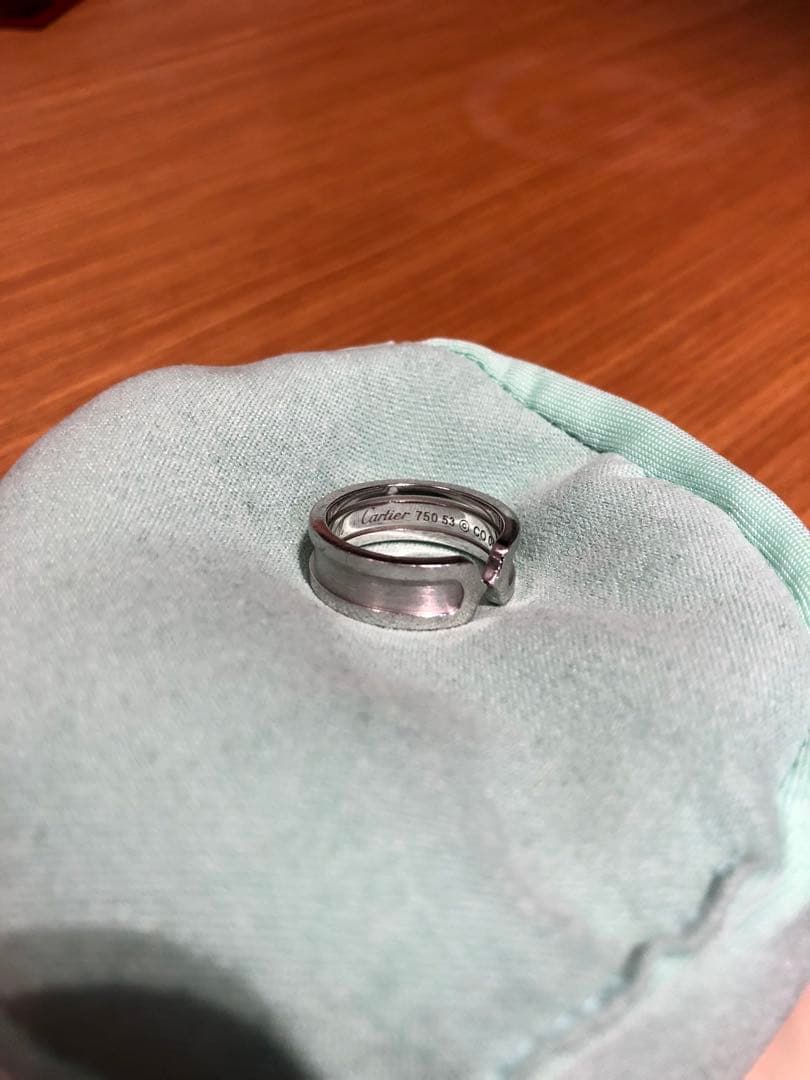 Cartier C2リング750 53 証明書付き