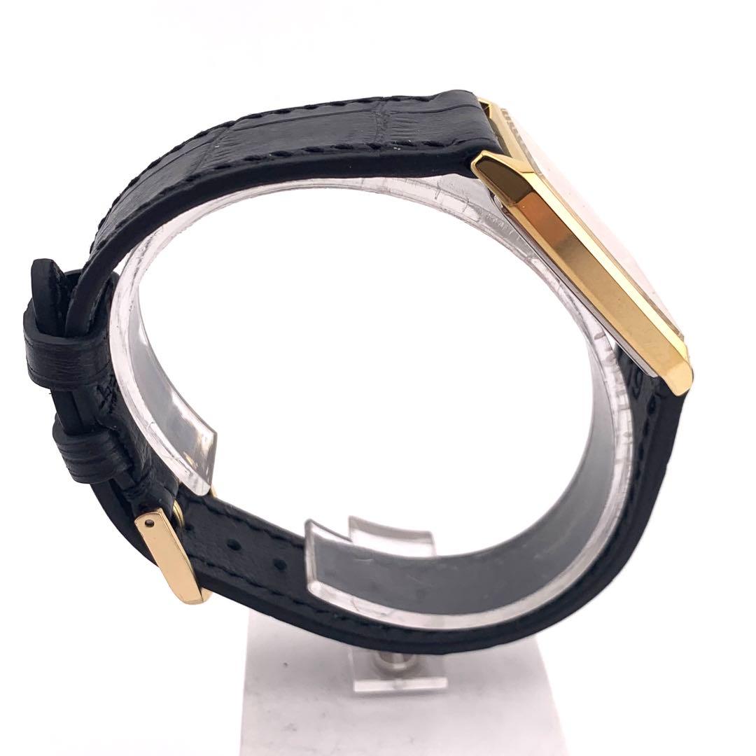 7-3691 SEIKO 7431-5210 クォーツ 腕時計 ゴールド/ブラッ