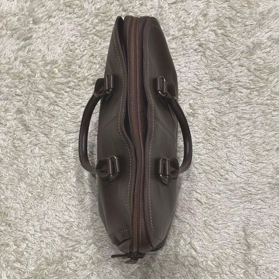 美品✨土屋鞄 プロータ 2way ブリーフケース レザー ブラウン A4 大容量