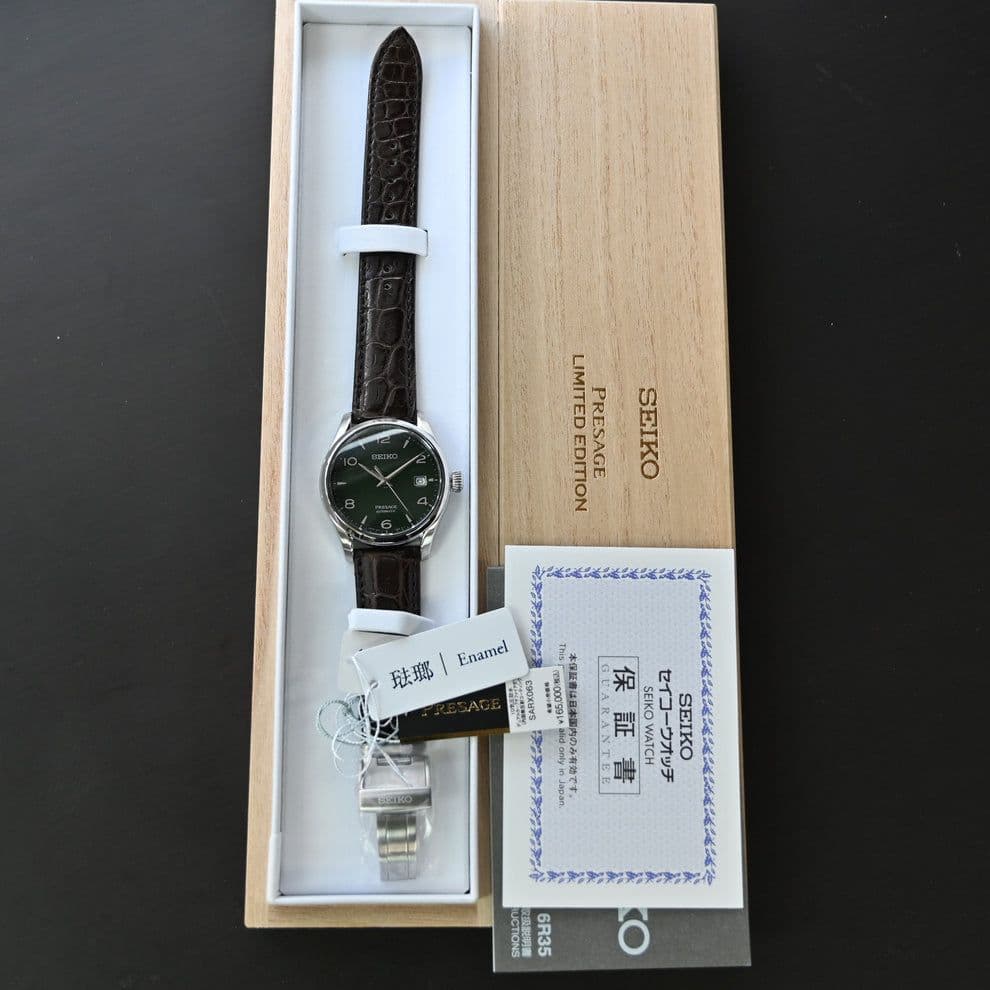 未使用 セイコー プレサージュ sarx063 自動巻