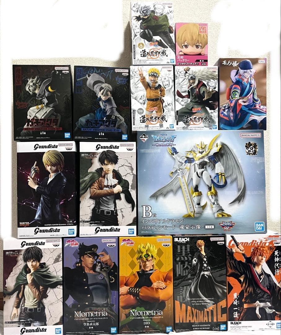人気アニメ ジョジョ BLEACH ナルト 等 フィギュア まとめ売り15点 ⑼ 人気アニメ ジョジョ BLEACH ナルト 等 フィギュア まとめ売り15点 ⑼