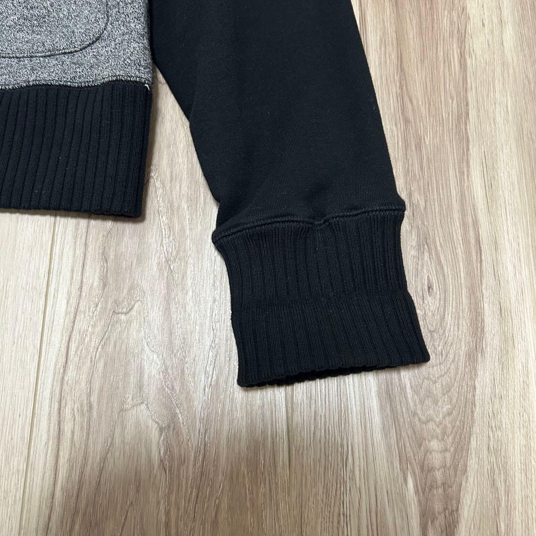 【美品】VANSON バンソン　ジップ　ジャケット　スウェット　ワッペン刺繍