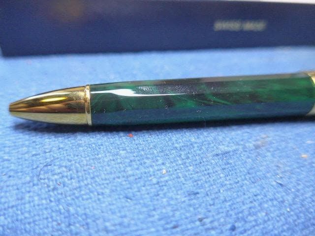 CARAN d´ACHE ボールペン ジュネーブコレクション マーブルグリーン