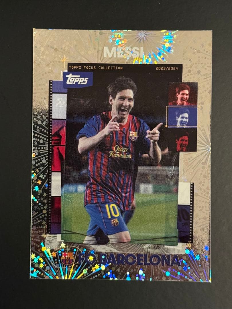 Topps Focus Messi メッシ 花火柄インサートカード - メルカリ