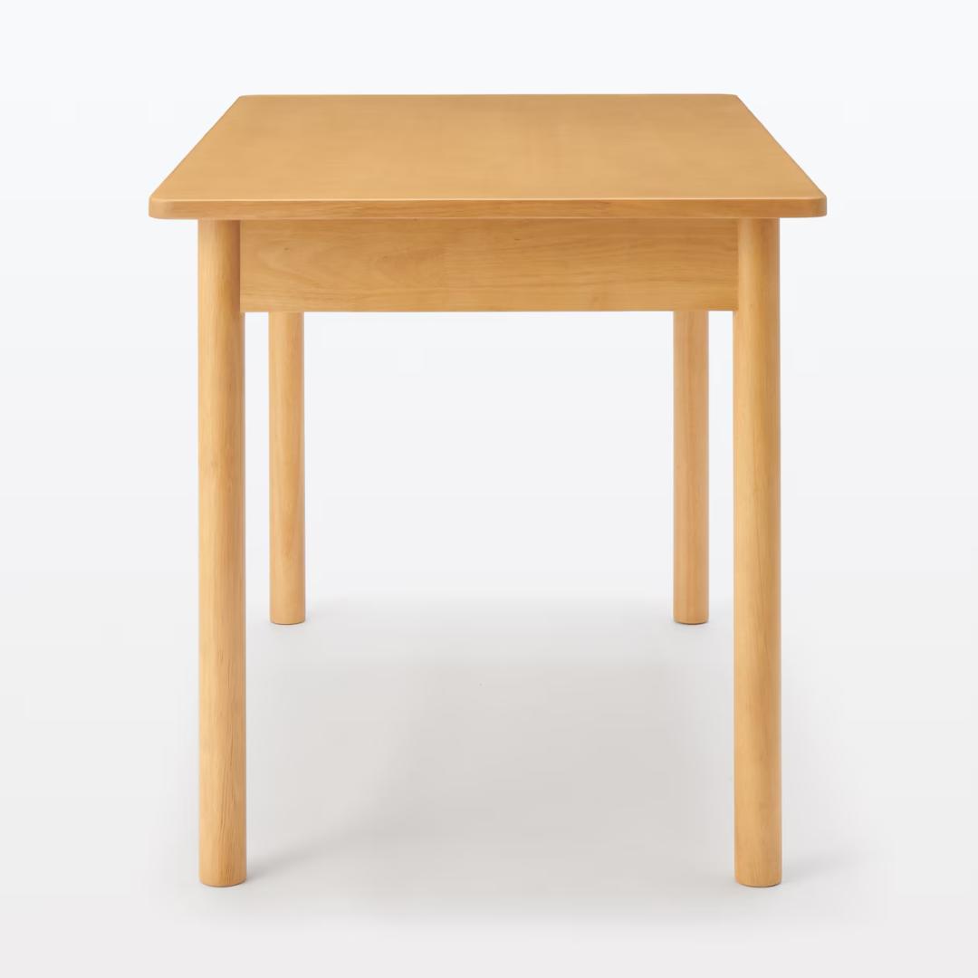 【引越しのため出品】無印良品 木製テーブル 120×70cm／使用約1年・美品