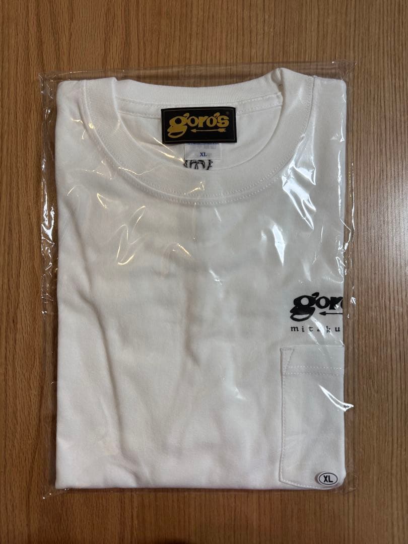 goro's ホワイト Tシャツ XL ポケット付き - メルカリ
