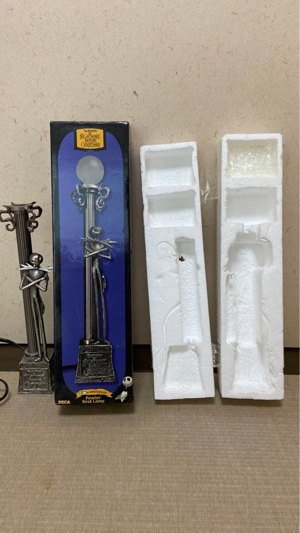 ナイトメア・ビフォア・クリスマス ピューターデスクランプ ジャック