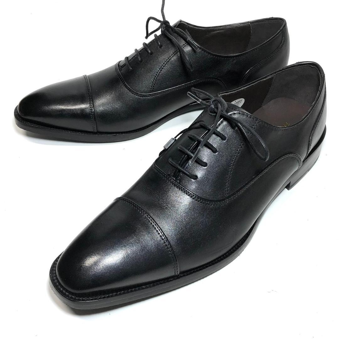 マドラス 25cm メンズ ストレートチップ ブラック 革靴 ビジネス 未使用