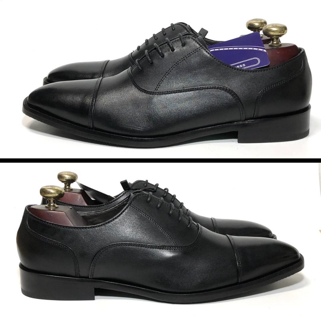 マドラス 25cm メンズ ストレートチップ ブラック 革靴 ビジネス 未使用