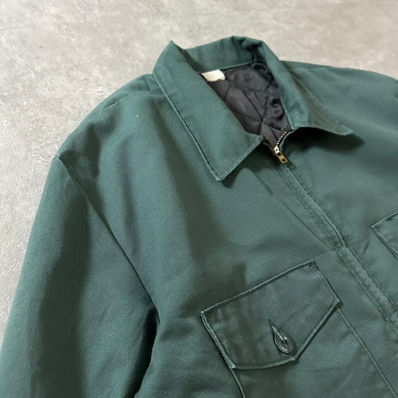 70-80s RED KAP グリーン 中綿入ワークジャケット Lサイズ 米国製