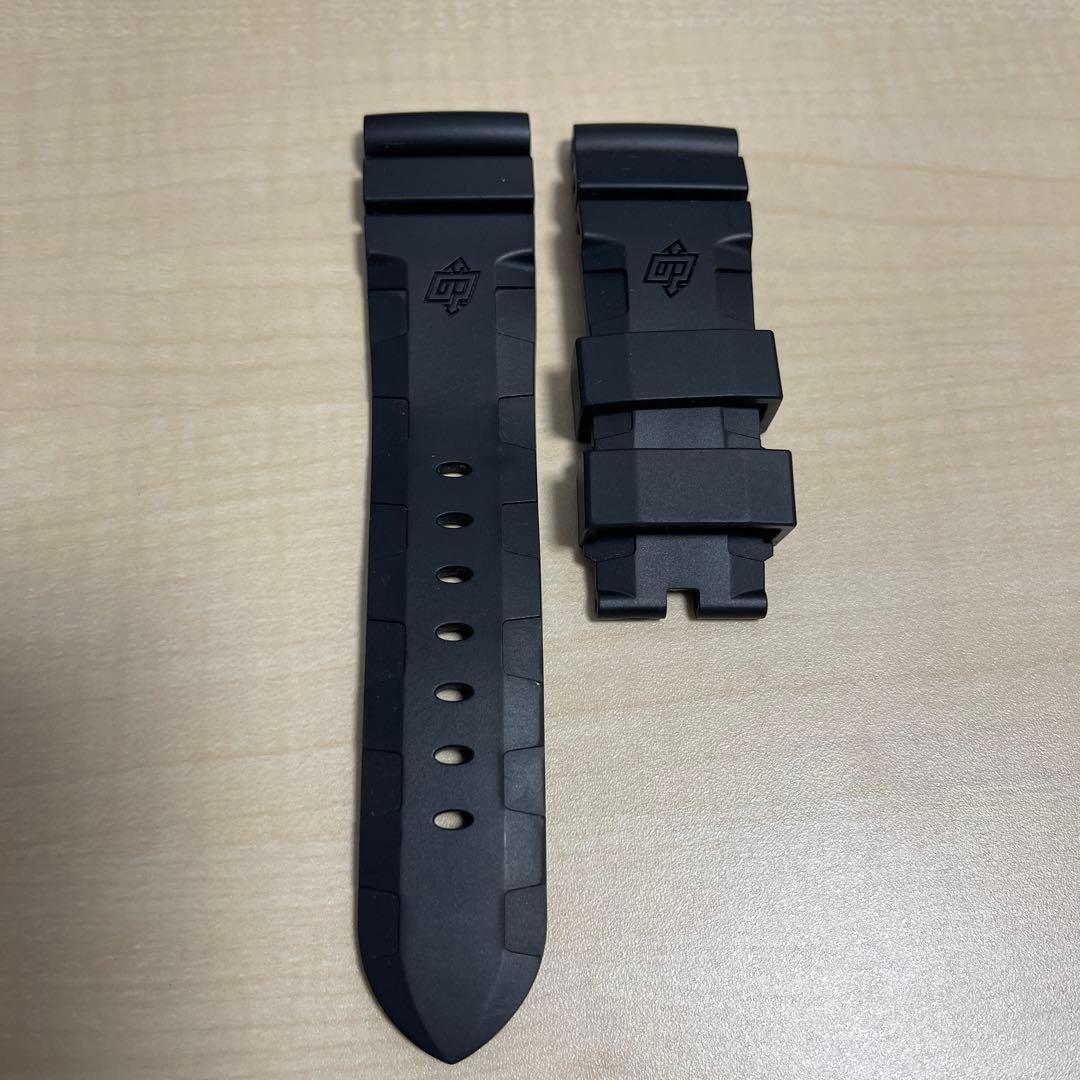 【極美品】パネライ 純正 カウッチュー アコーディオン ラバーベルト 44mm