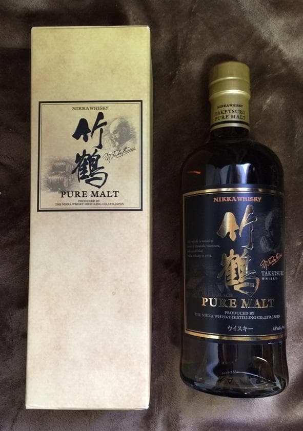 ニッカ 竹鶴 ピュアモルト旧黒ラベル 43% 700ml