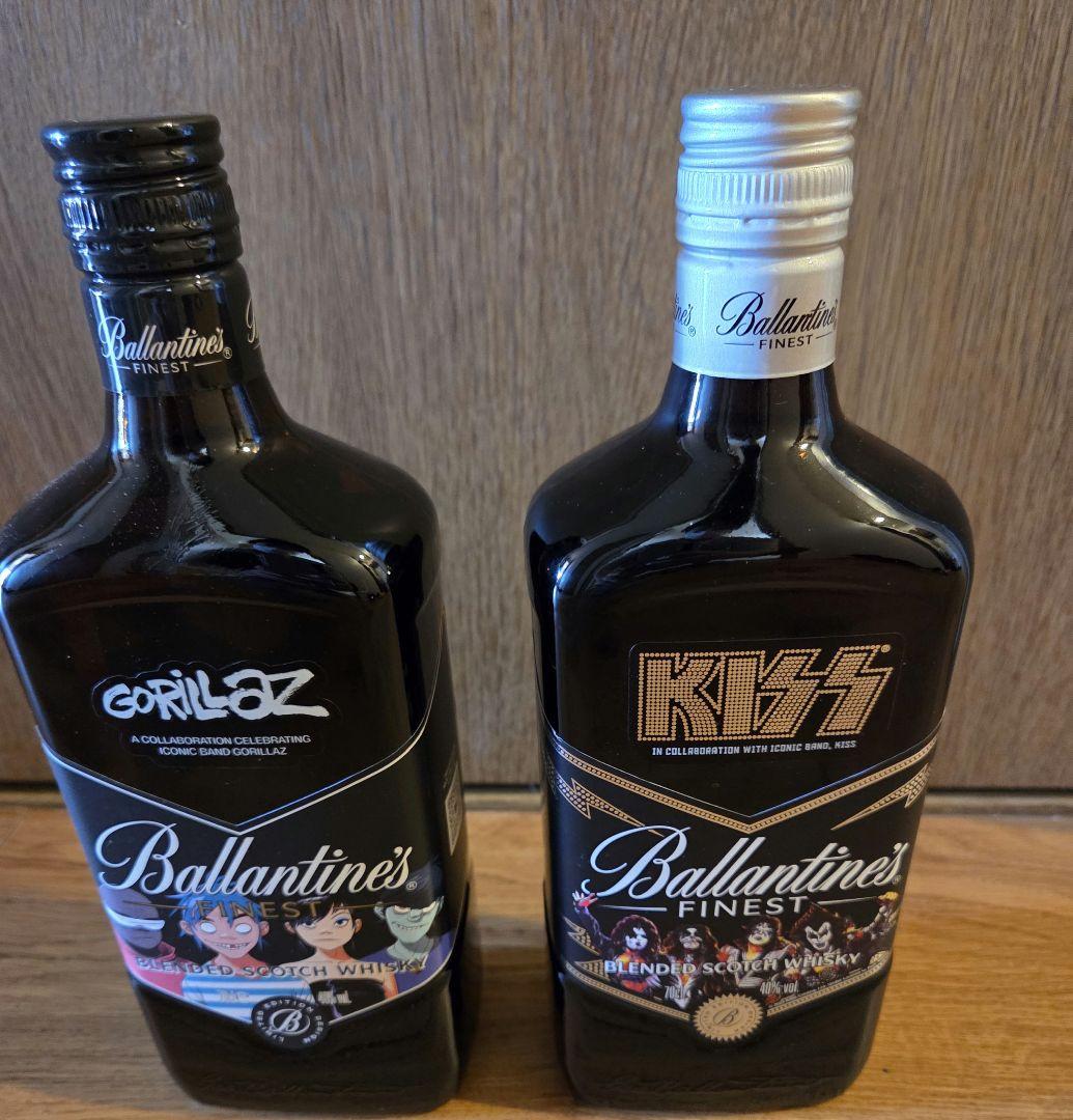 バランタインファイネスト アーティストボトル KISS Gorillaz - メルカリ