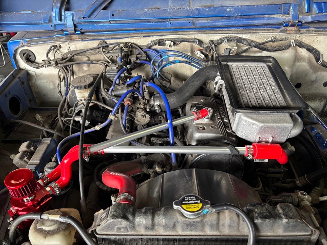 しん/オーダー】ポン付！ジムニーJA11オイルキャッチタンク超希少レッド！