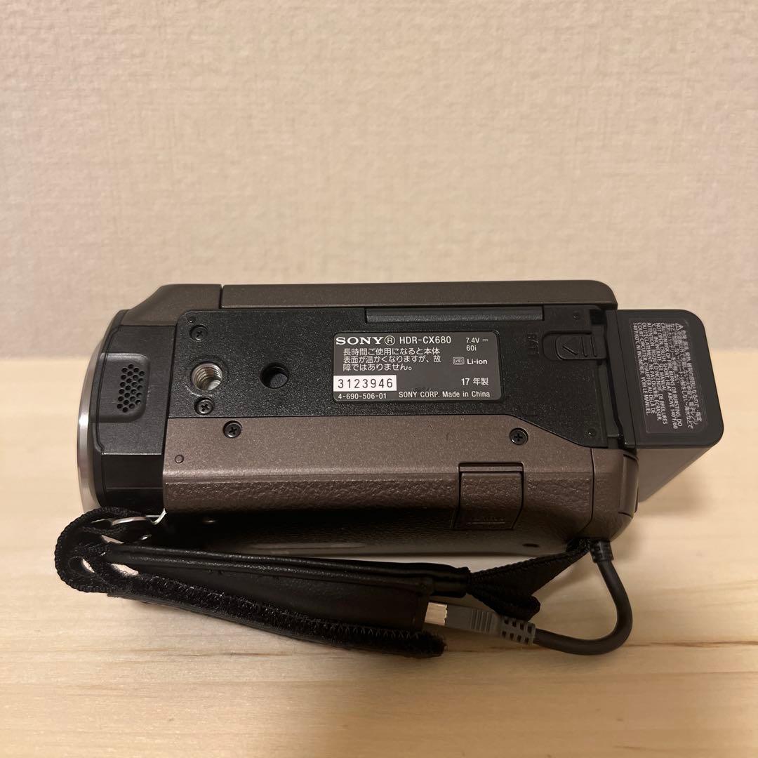 美品SONY HDR-CX680 ブラウン　ビデオカメラ 本体