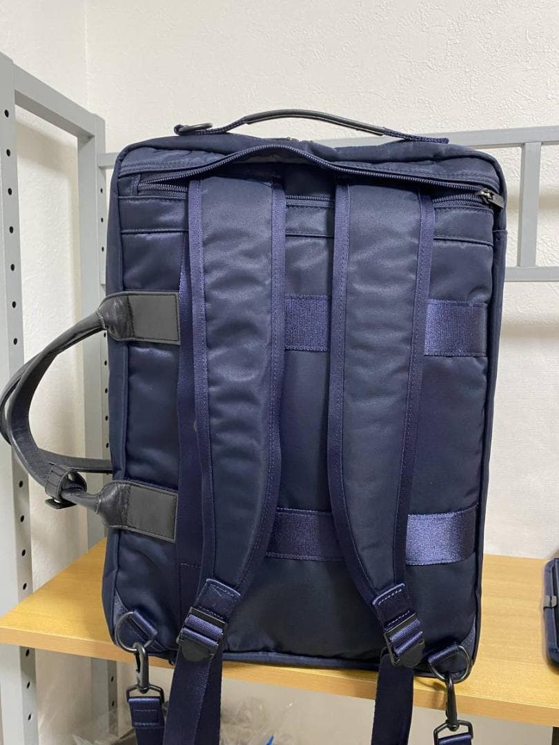 新品同様 PORTER TIME タイム 3WAY ブリーフケース 2層式