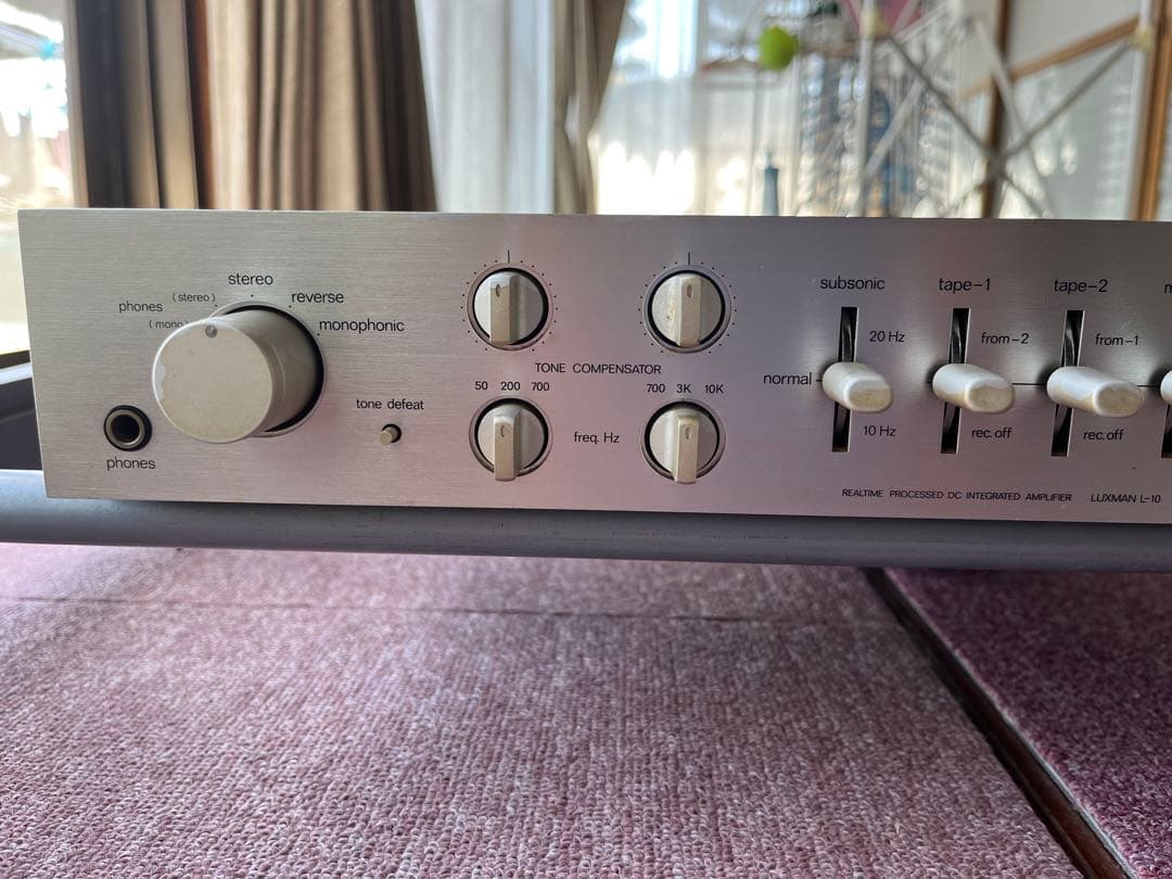 Luxman L-10 (Gear & Review) - Explorations in Audio LUXMAN L-10 アンプ