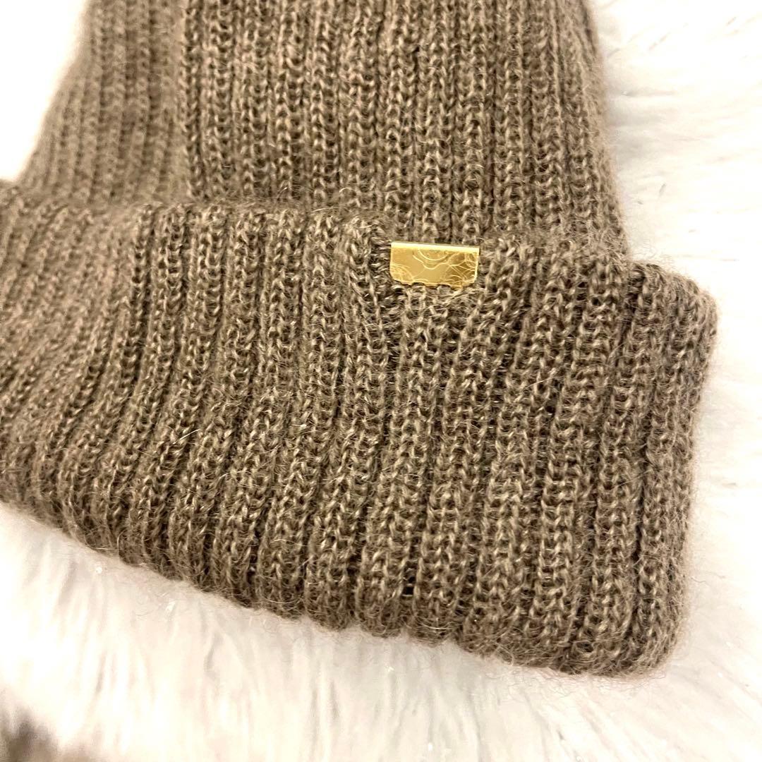ca4la カシラ ニット帽 EX PLATINA FOX5 ファーニット