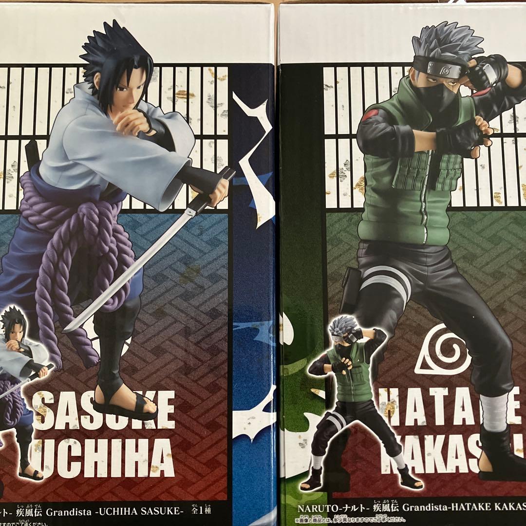 NARUTO ナルト 疾風伝 フィギュア Grandista カカシ サスケ - メルカリ