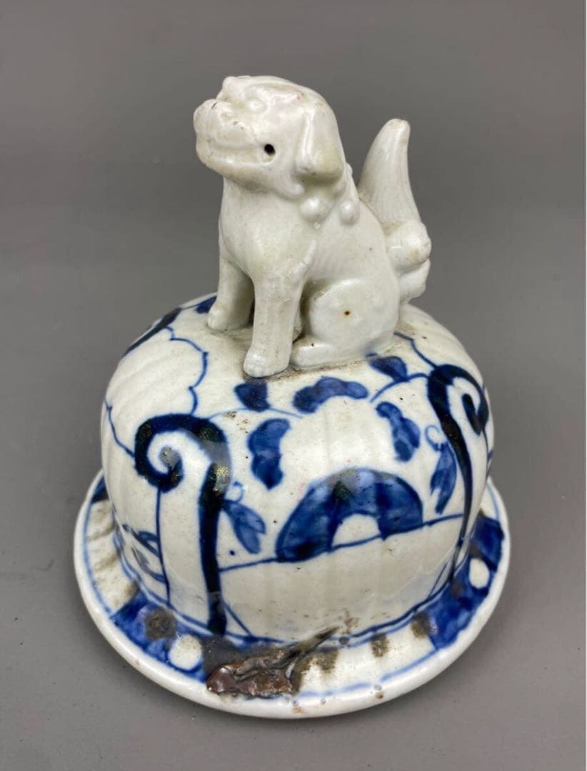 初だし 古伊万里 コレクター放出品 珍品 沈香壺 骨董品 有田焼 花瓶 未