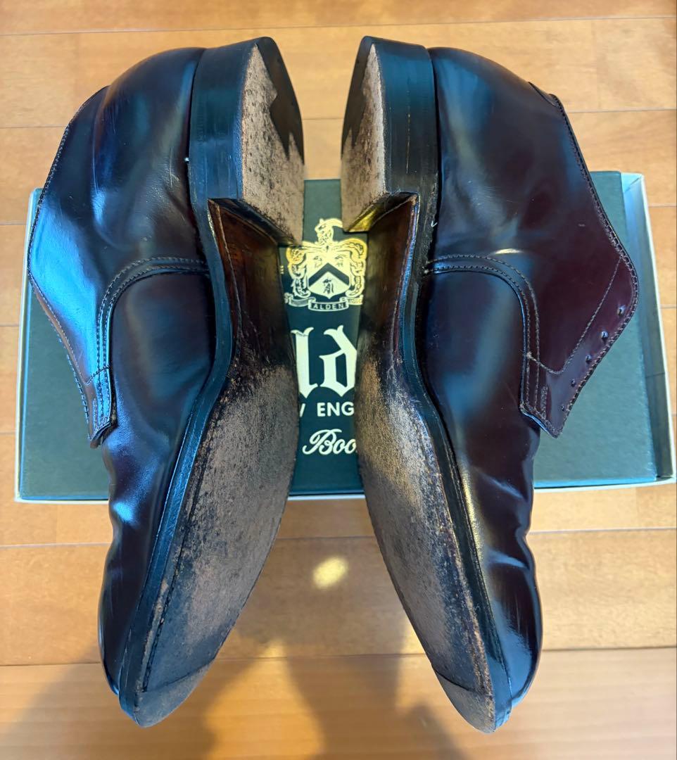 Alden 5350 9D プレーントゥ モディファイド コードバン オールデン