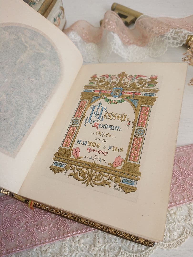 422.【1900年代初期】フランス アンティーク 祈祷書 missel 聖書