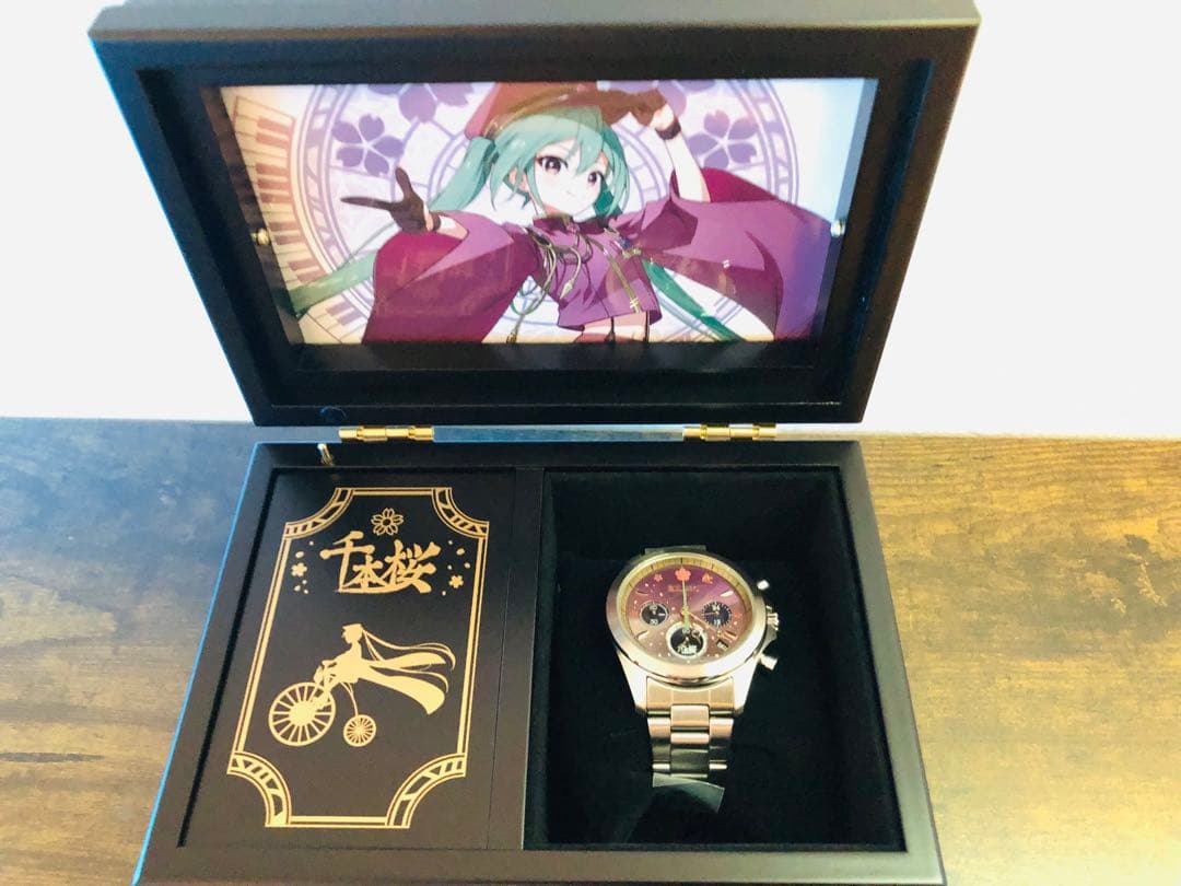 ☆新品未使用☆セイコー×初音ミク 千本桜コラボウォッチ オルゴール付き 腕時計