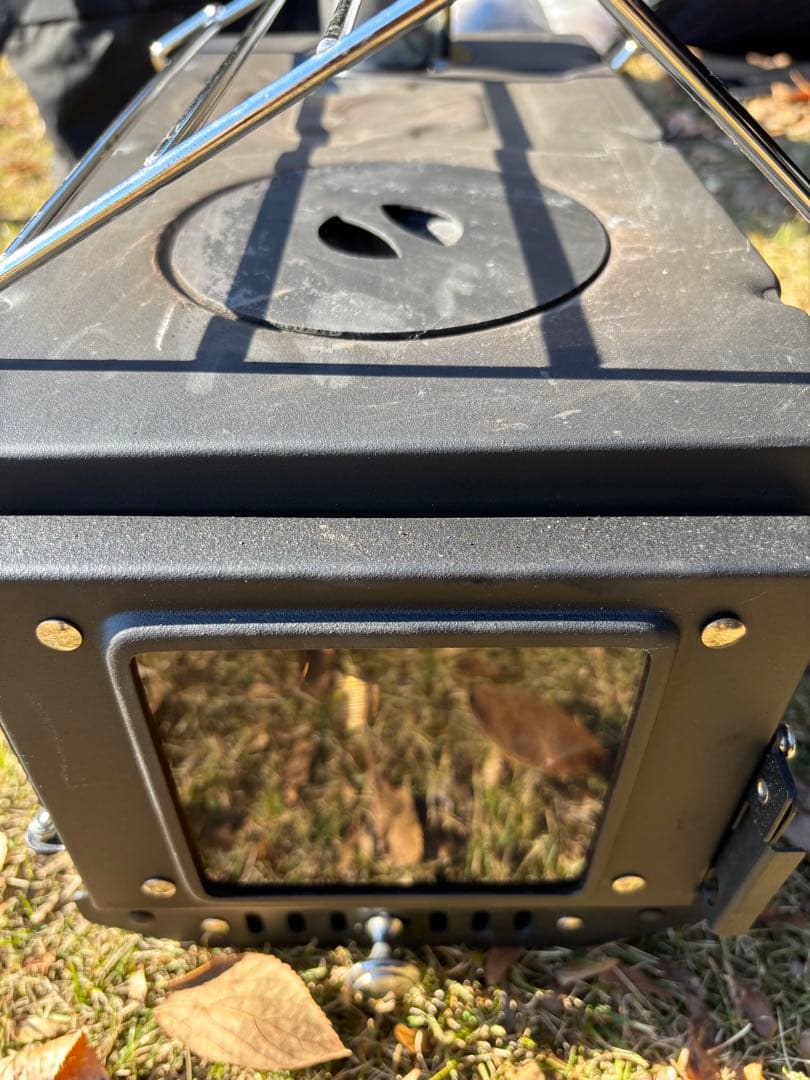 SENQI ペレット薪ストーブ　二回使用　ブラック